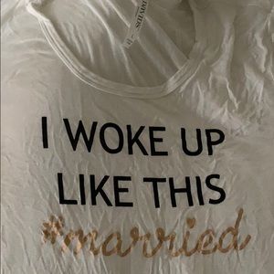 I woke up like this #married